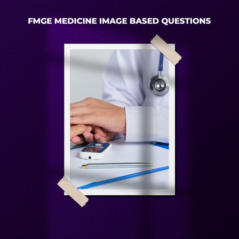 FMGE Medicine Image Based Questions